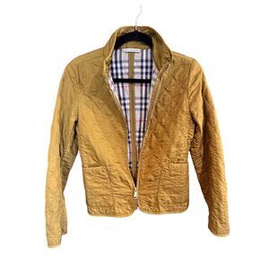 Burberry London Quilted Nova Check Jacket Size XS